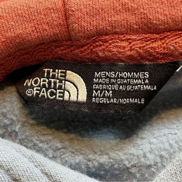 The North Face Light Blue Graphic Hooded Sweatshirt Size Medium - Picture 3 of 13